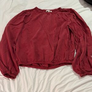 Chelsea & Violet Burgundy Blouse